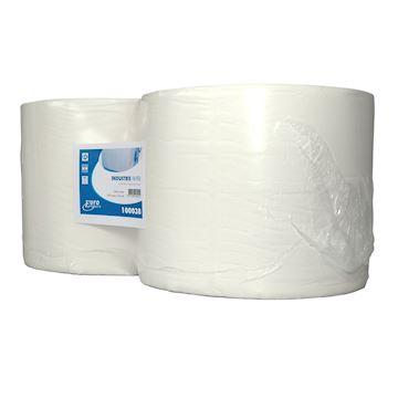 Industriepapier 2-laags cellulose 24 x 380 mtr. (2 rollen)