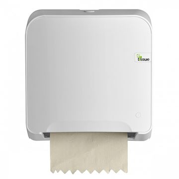 E-Tissue Handdoekdispenser Mini Matic XL - mat wit