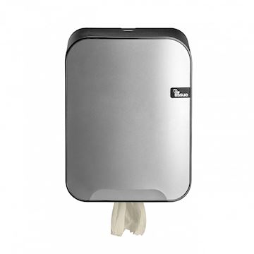 E-Tissue poetsroldispenser Midi - mat zilver