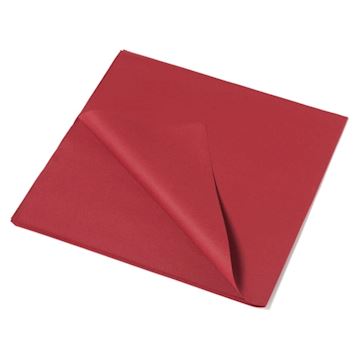 Tafellaken Airlaid 80 x 80 cm - rood (25 stuks)