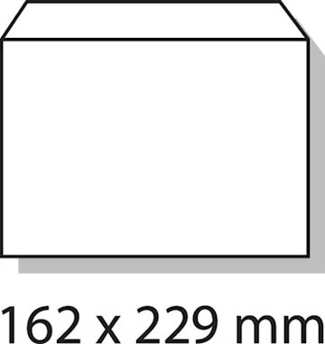 Envelop Quantore bank C5 162x229mm zelfklevend wit (25st)