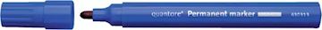 Permanent marker Quantore rond 1-1.5mm blauw (10 stuks).