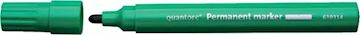 Permanent marker Quantore rond 1-1.5mm groen (10 stuks)