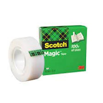 Plakband Scotch magic 810 19mmx33m onzichtbaar mat.