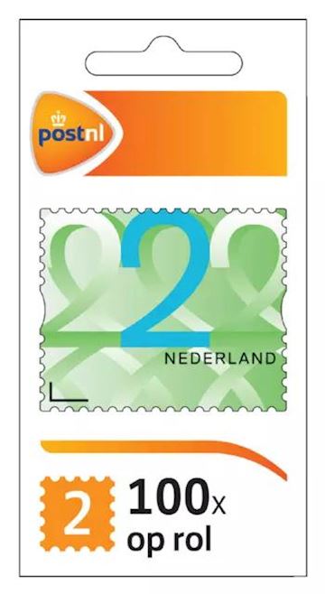 Postzegel NL zelfklevend waarde-2 (rol à 100 stuks)