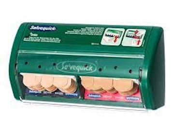 Pleisterdispenser Salvequick met inhoud