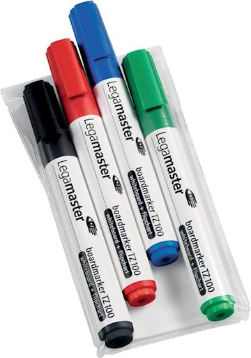 Viltstift legamaster TZ100 whiteboard rond assortie 1.5-3mm.