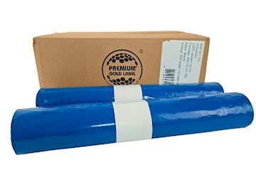 Afvalzak LDPE T60 80 x 110 cm - blauw (10 rol à 20 stuks)