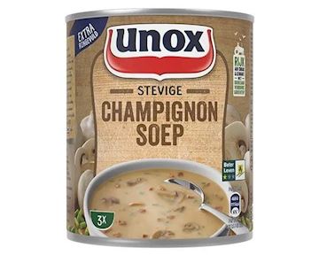 Unox Stevige Champignonsoep (6 blik à 800ml)