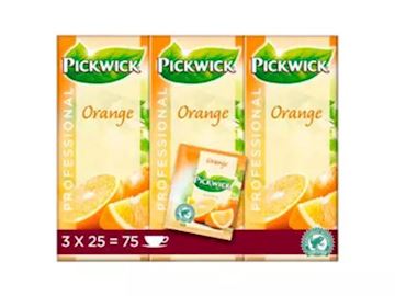 Pickwick Orange vruchtenthee (3 pak à 25 zakjes à 1,5gram)