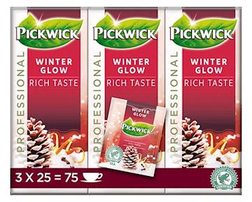 Pickwick Thee Winterglow (3 pakjes à 25 zakjes à 2 gram)