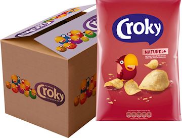 Croky chips naturel (20 zakjes à 40 gram)