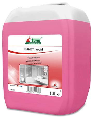 Ivecid sanitairreiniger met langdurig parfum can à 10L