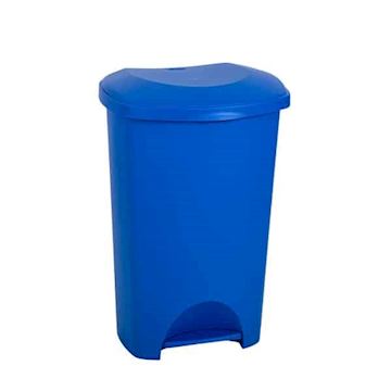 Pedaalemmer De Bries 50 liter - blauw