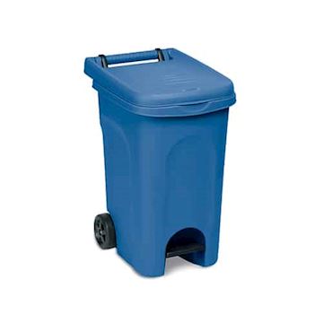 Container verrijdbaar 'Urban’ Eco system 60 liter - blauw