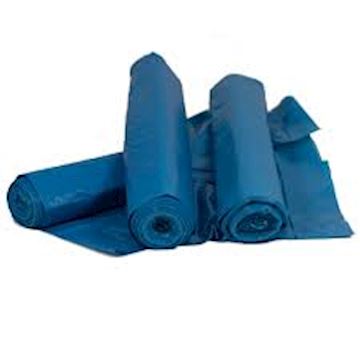 LDPE zak blauw 20 rol 15st.70x90cm t35