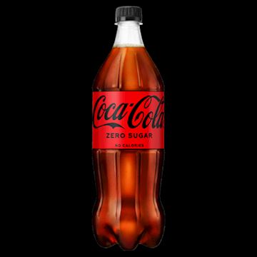 Coca Cola Zero (krat met 6 flessen à 1 liter)