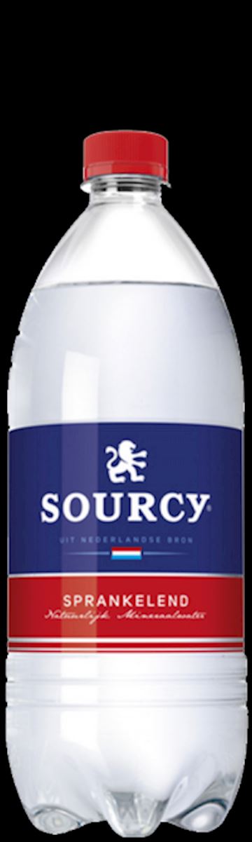 Sourcy Mineraalwater Rood (krat met 12 flessen à 1,1 Liter)