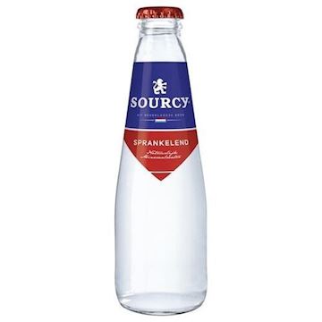 Sourcy Mineraalwater rood (krat met 28 flesjes à 20cl)