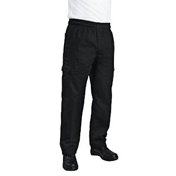 Chef works broek zwart maat L