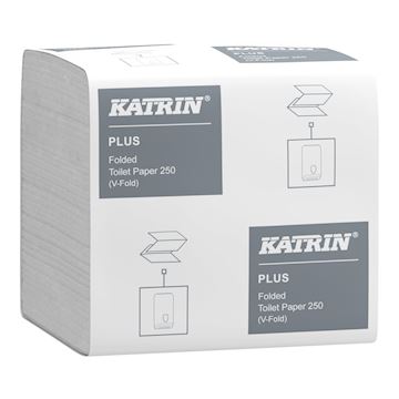 Toiletpapier gevouwen Katrin Plus 10,3 x 23cm (20 x 250 vel)