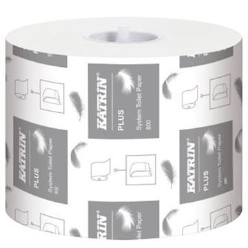 Toiletpapier met dop Katrin 2-laags - wit (36 stuks)