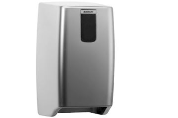 Toiletpapierdispenser Katrin System - zilver