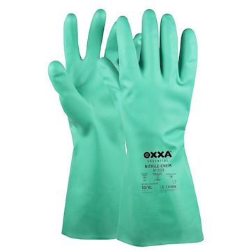 Handschoen 'XL' Oxxa 41-210 Nitro-Chem Cat3 - groen