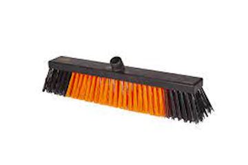 Veger hard Orange Brush 45 cm - zwart/oranje