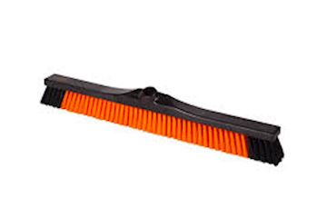 Veger zacht Orange Brush 60 cm - zwart/oranje