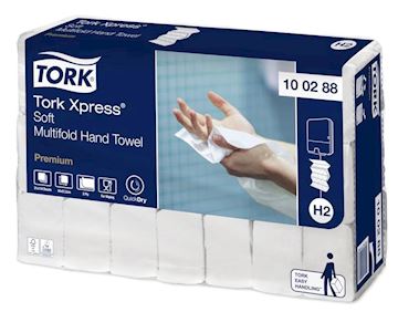 Handdoekpapier Interfold Tork Premium 2-laags (21 x 110 pcs)