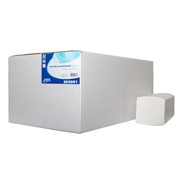 Handdoekpapier V-fold Flushable 2-laags (20 x 160 stuks)