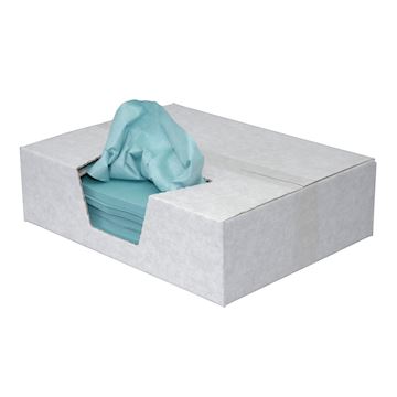 Poetsdoek non-woven Euro Toptex - sky blue  (250 doeken)