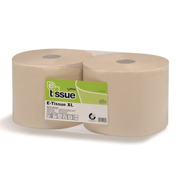 E-Tissue industriepapier XL 24 cm x 360mtr. (pak à 2 rollen)