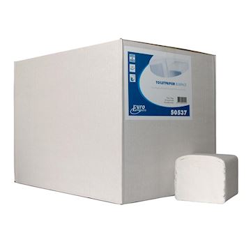 Toiletpapier gevouwen Bulkpack 2-laags - wit (40 x 250 vel)