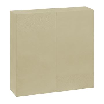 Servetten 2-laags 1/8-vouw 40 x 40 cm - crème (per 50 stuks)