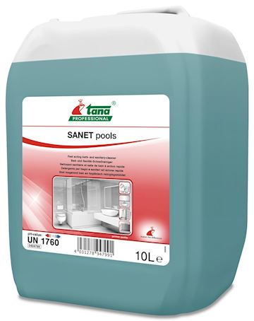 Sanitair/zwembadreiniger Tana Sanet pools (10 liter)