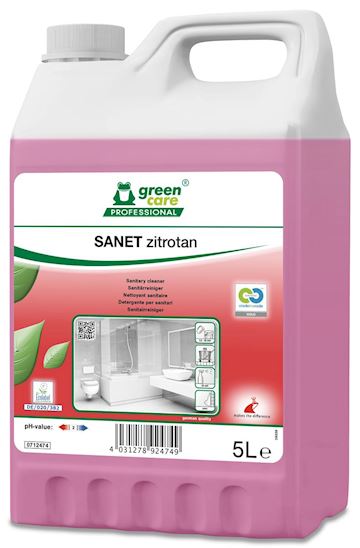 Sanitairreiniger Green Care Sanet zitrotan (5 liter)