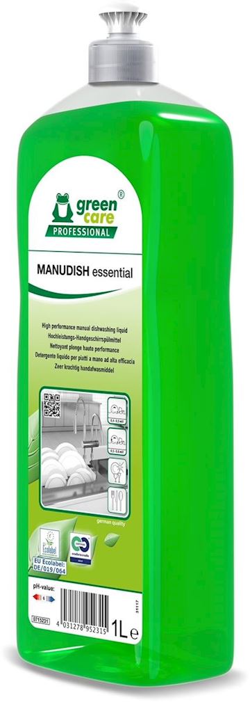 Afwasmiddel Green  Care Manudish essential (1 liter)