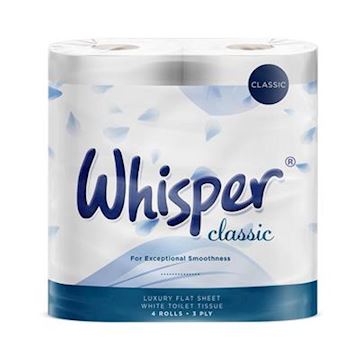 Toiletpapier Whisper Impressions 3-lgs (40 rollen à 240 vel)