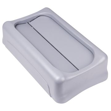 Tuimeldeksel Rubbermaid Slim Jim -  grijs (restafval)