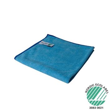 Microvezeldoek 40x40cm Nordic Eco label - blauw (10 stuks)