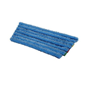 Microvezel vlakmop scrub 28 cm - blauw (pak à 5 stuks)