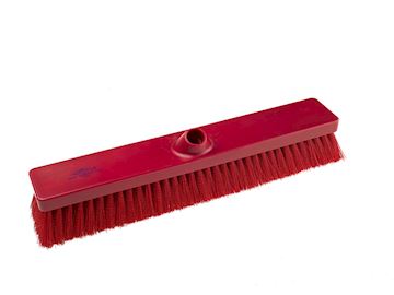 Bezem Hillbrush B809r medium 45 cm - rood