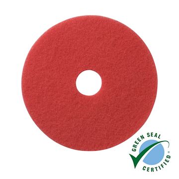 Vloerpad 6,5'' Full Cycle® Red Buff spray pad - rood