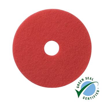 Vloerpad 9'' Full Cycle® Red Buff spray pad - rood