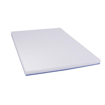 Vloerpad 14 x 10" melamine boostpad (Edgefix XL) -  wit