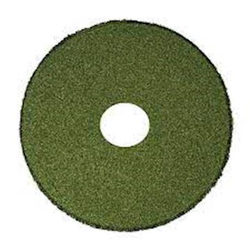 Vloerpad 17" brushpad - groen/wit