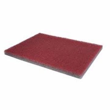 Vloerpad Bright 'n Water strip pad #0 35 x 50 cm - rood