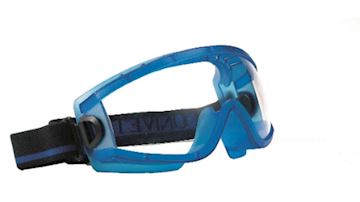 Ruimzichtbril Univet 619 Clear 1 met helder glas - blauw